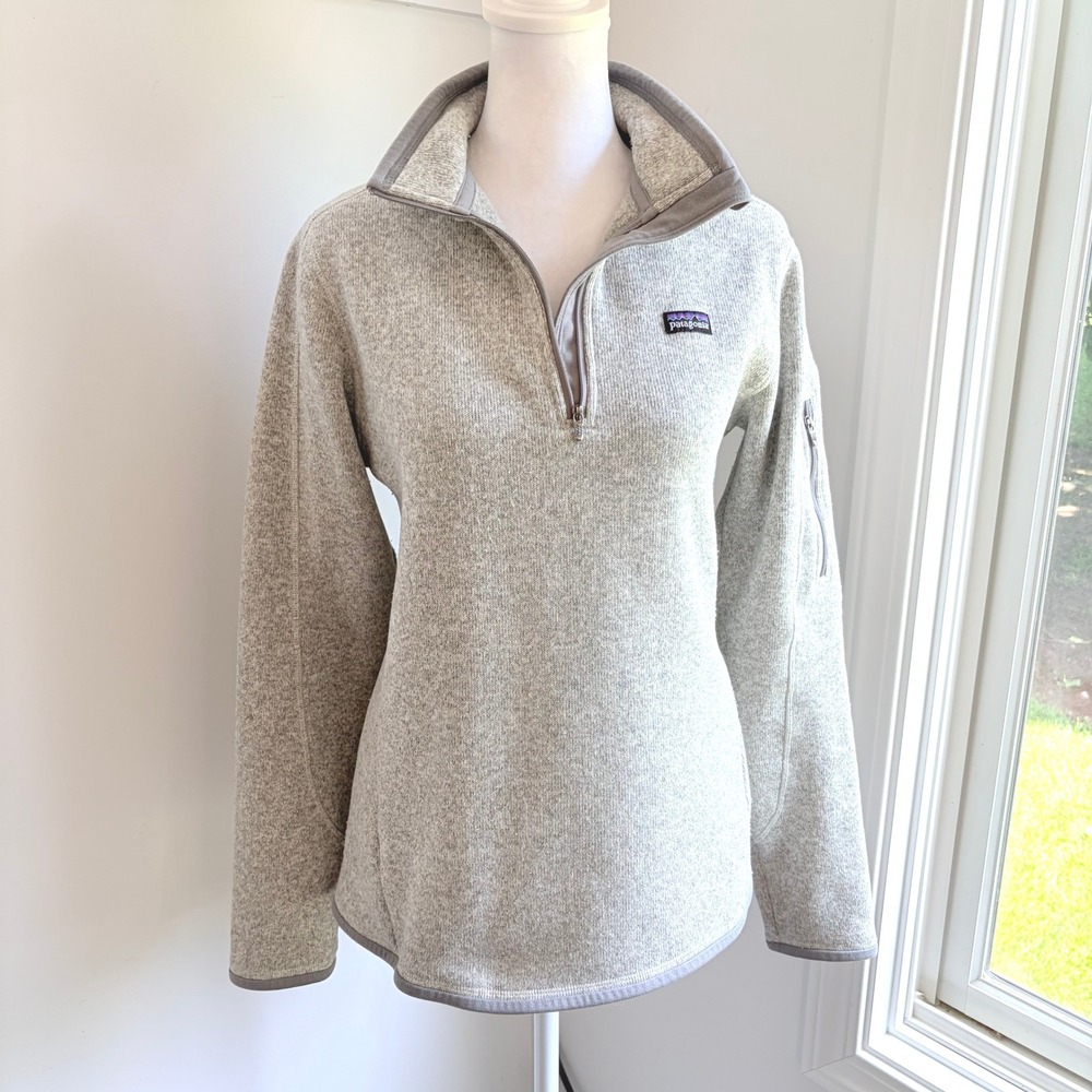 Patagonia Better Sweater Medium Gorpcore Grey 1/4 Zip Fleece Pullover Jacket